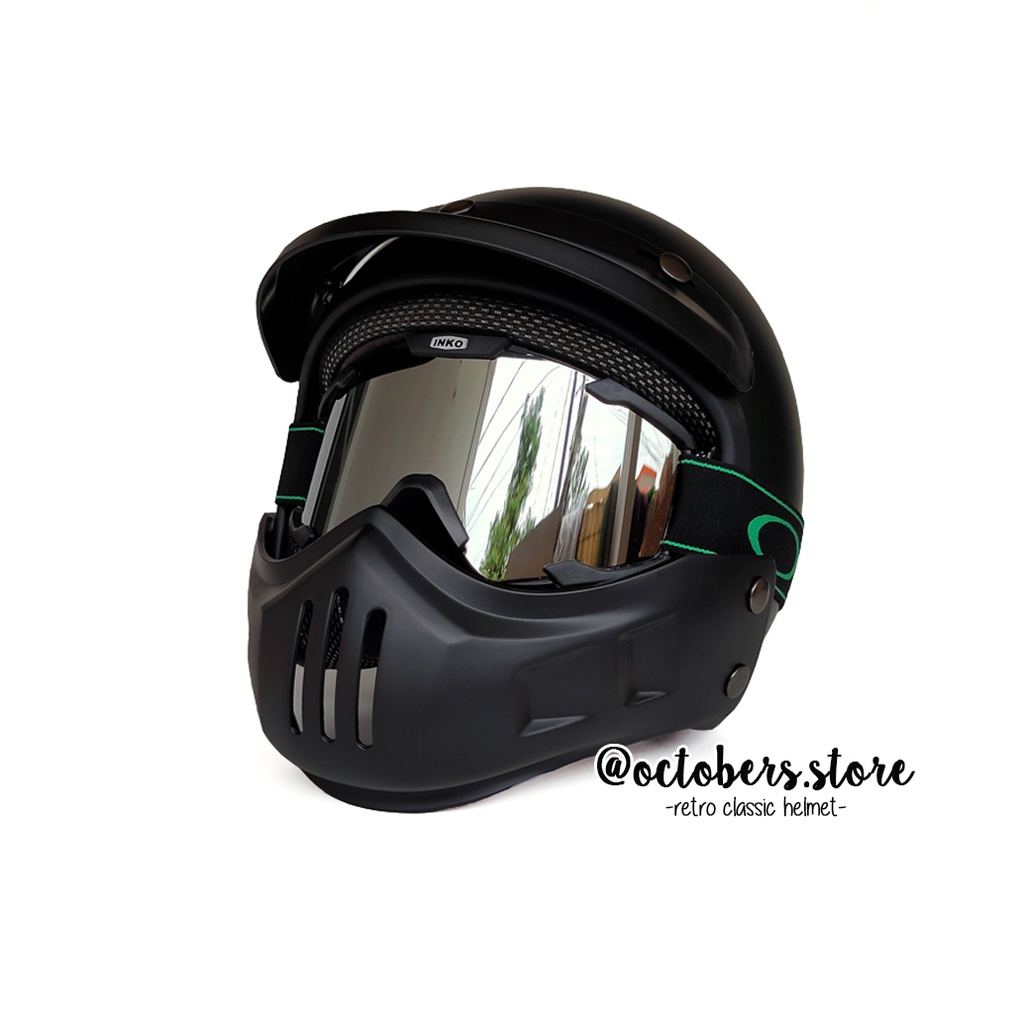 Helm Bogo The Full Face Helmet Helm Bogo Full Face Set Googlemask
