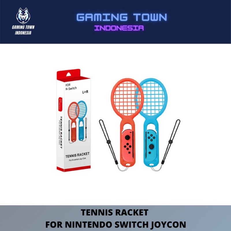 Jual iPlay Tennis Racket for Nintendo Switch Joycon 2pcs | Shopee Indonesia