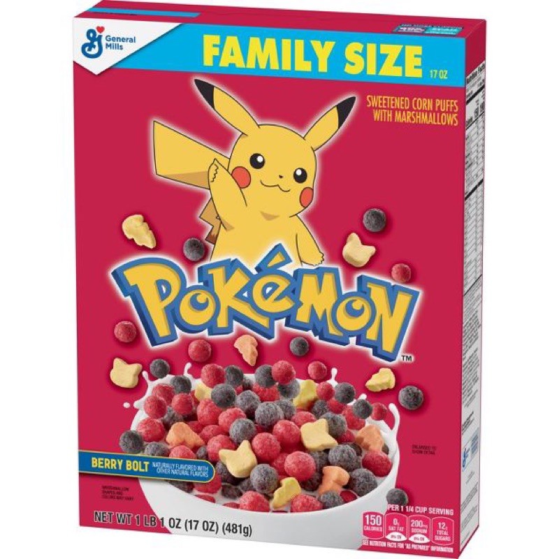 Jual General Mills Pokemon Cereal Family Size 481gr Sereal Import