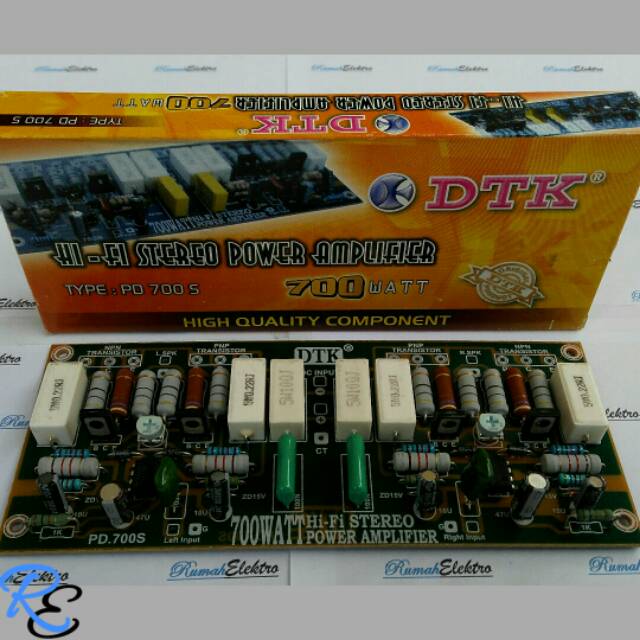 Jual Kit Power Amplifier DTK HI-FI Stereo 700 Watt | Shopee Indonesia