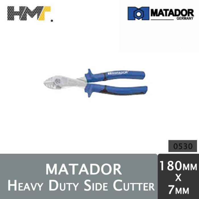 Jual MATADOR 0530 Heavy Duty Side Cutters 180 x 7 mm | Shopee Indonesia