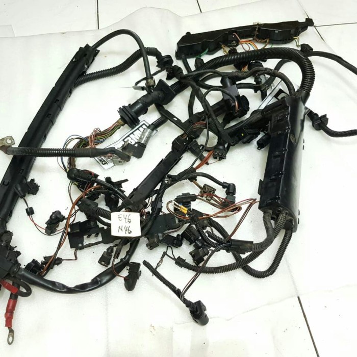 A0590 Extended Wiring Harness 17Pin 40Pin Plug for BMW E46 318/320/330 M3 E46A13 | Australia