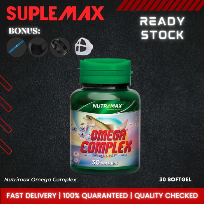 Jual Nutrimax Omega Complex 30 Softgel | Shopee Indonesia