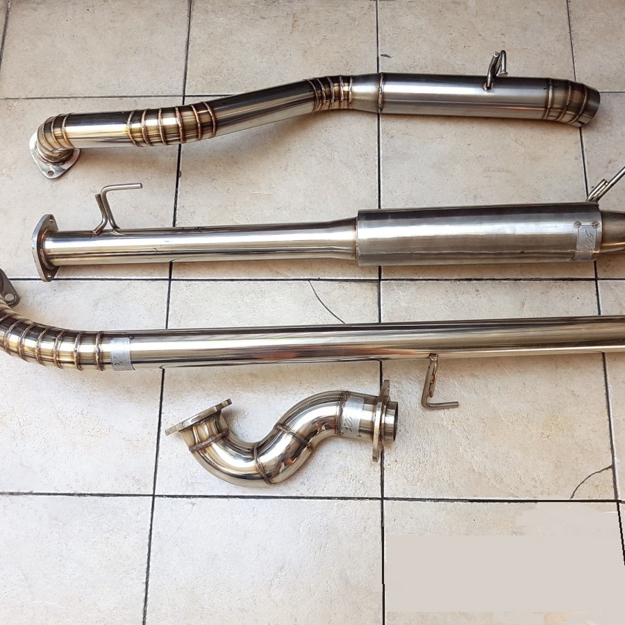 Jual full set drag v2 exhaust for innova and fortuner diesel 2kd ...