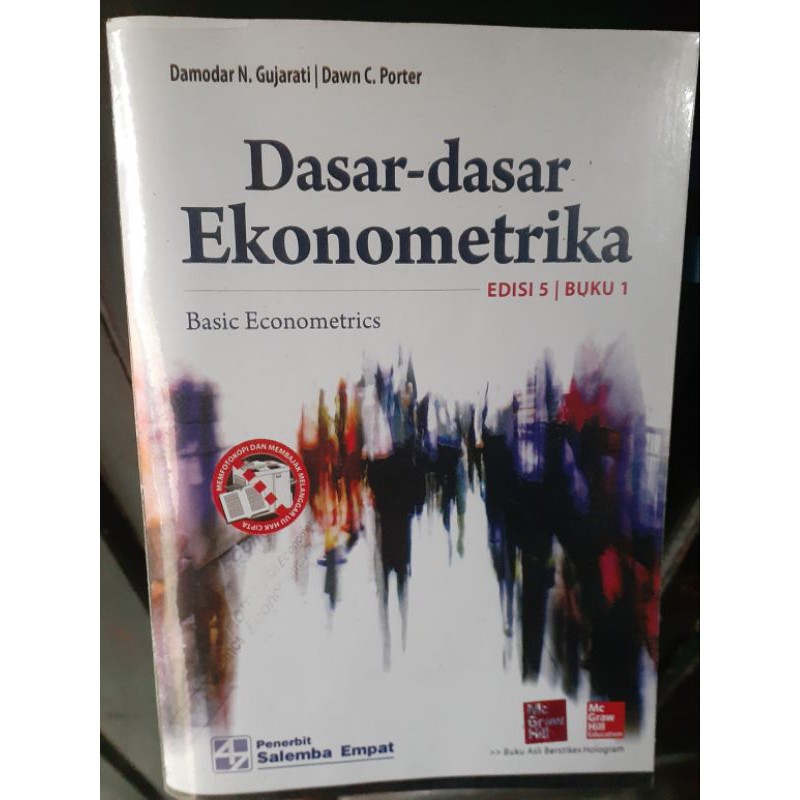 Jual Dasar-dasar Ekonometrika Edisi 5 Buku 1 Damodar N. Gujarati & Dawn ...