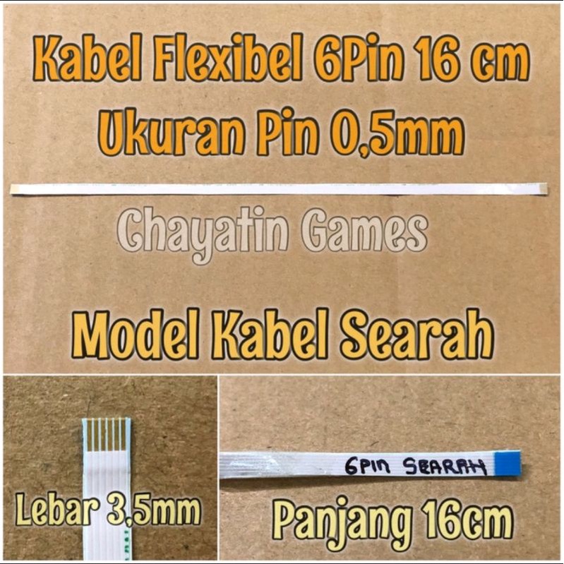 Jual Kabel Flexibel Pin Searah Panjang Kabel Cm Mm Shopee Indonesia