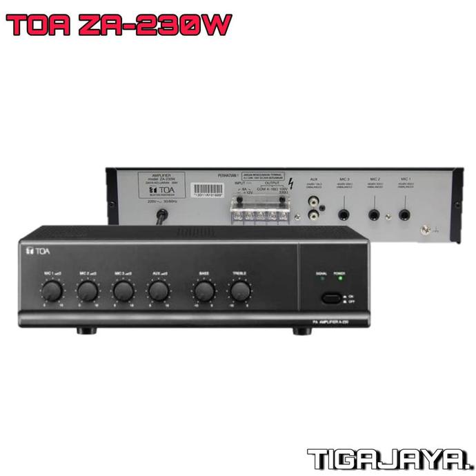 Jual NEW Ampli TOA / Amplifier /Mixer Amplifier TOA ZA 230 W / 230W