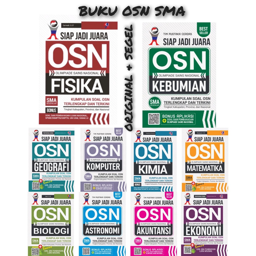 Jual SIAP JADI JUARA OSN SMA / BUKU OLIMPIADE SAINS NASIONAL OSN SMA ...