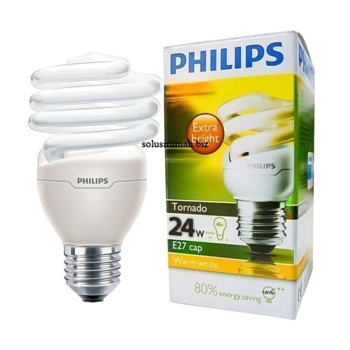 Jual Lampu Philips Tornado 24W Kuning 24 Watt 24 W 24Watt Warm White ...