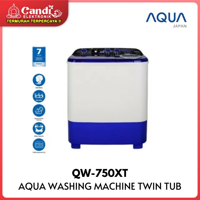 Jual Aqua Mesin Cuci Dua Tabung Qw Xt Kapasitas Kg Washing Machine Twin Tub Shopee Indonesia