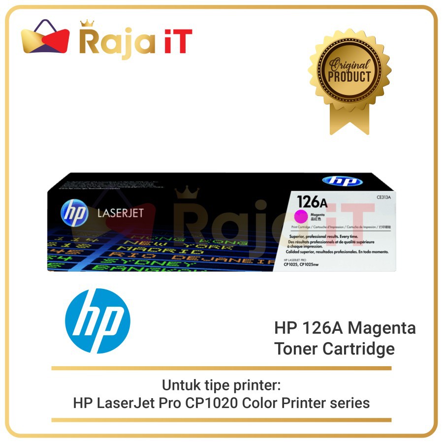 Cartouche De Toner Magenta Compatible HP CE313A (126A) – Go Inks, Neuf