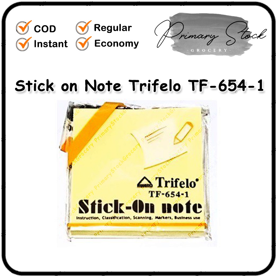 Jual Sticky Note Stiky Notes Murah Trifelo TF 654 100 Lembar | Shopee ...