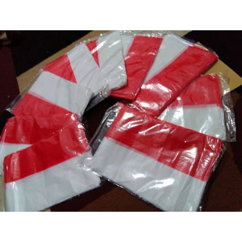 Jual Bendera Plastik Merah Putih Bendera Merah Putih Plastik Shopee