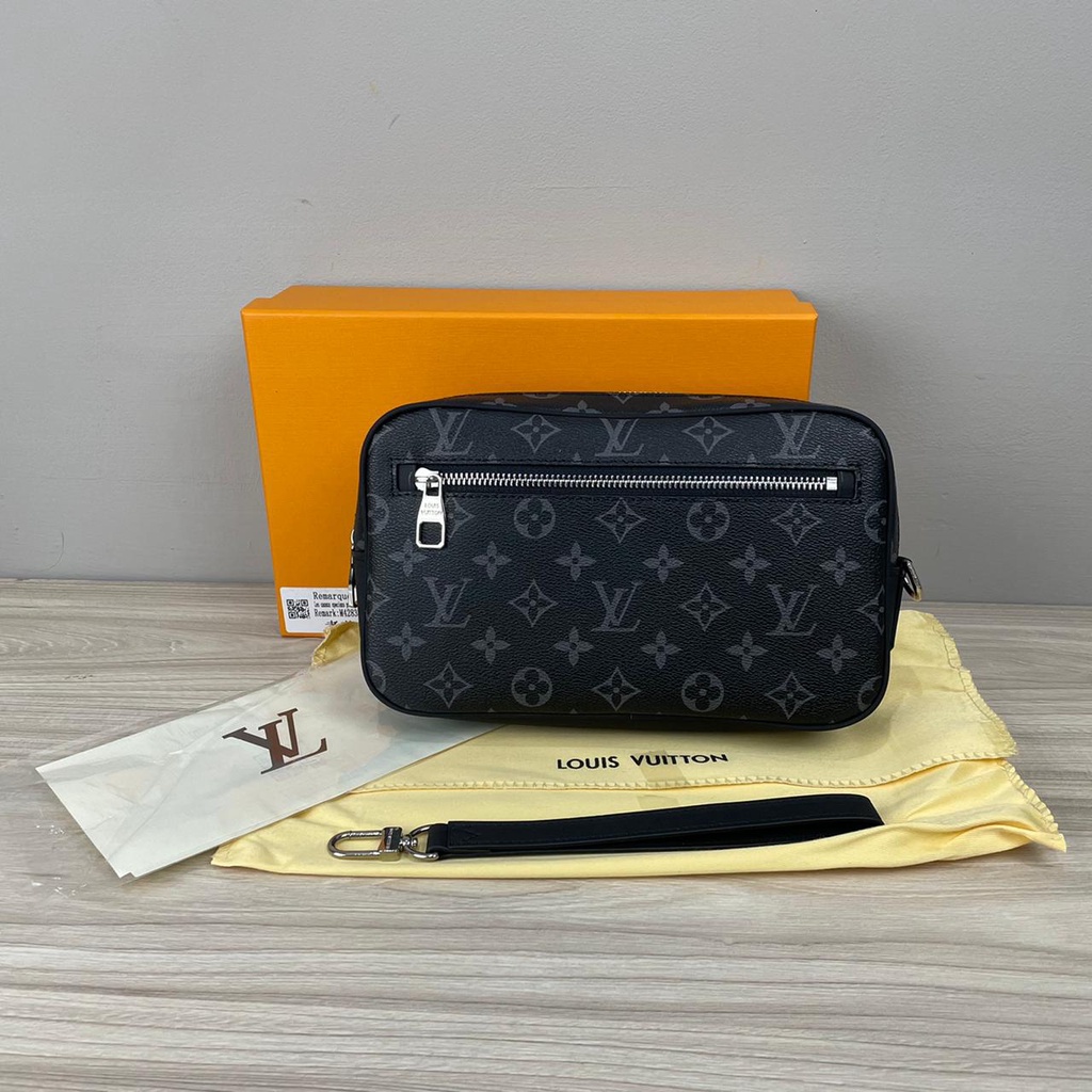 vintage Louis Vuitton Clutch Bag Original, Fesyen Pria, Tas & Dompet ,  Dompet di Carousell