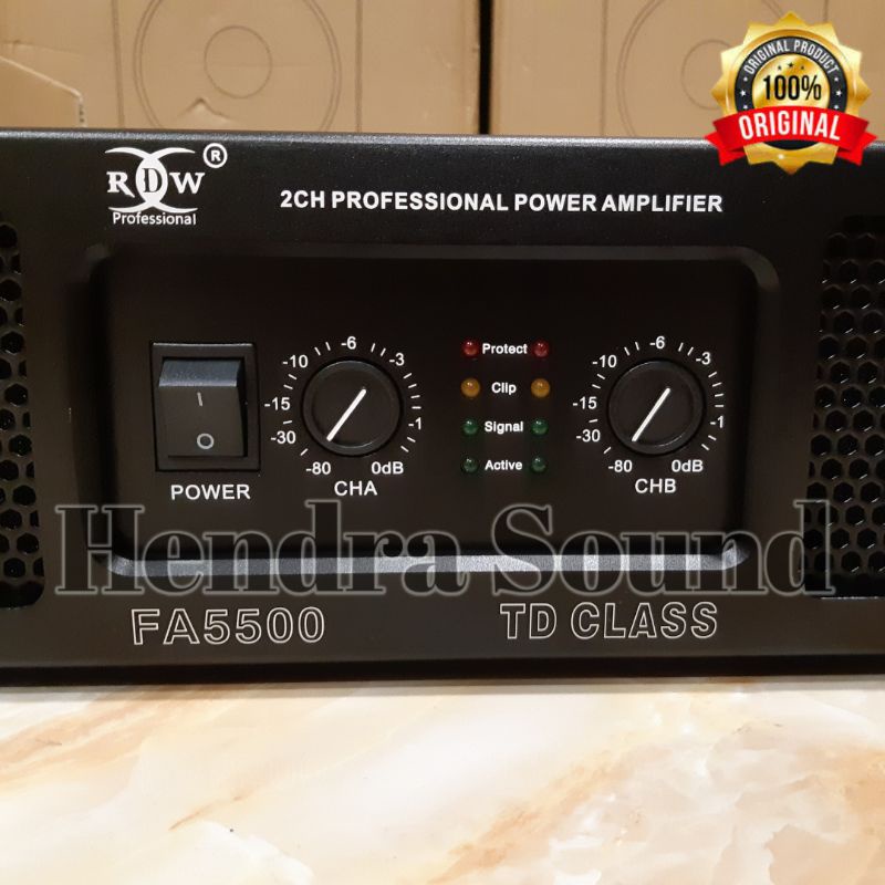 Jual Power Amplifier Rdw Fa Fa Td Class Channel Shopee Indonesia