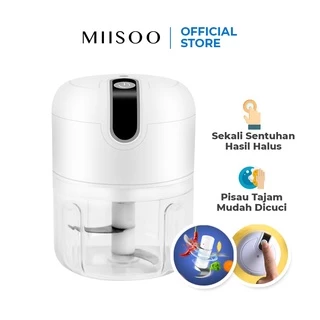 MIISOO Mini Chopper Blender Portable  Gilingan Mini Bumbu dan Daging dengan USB