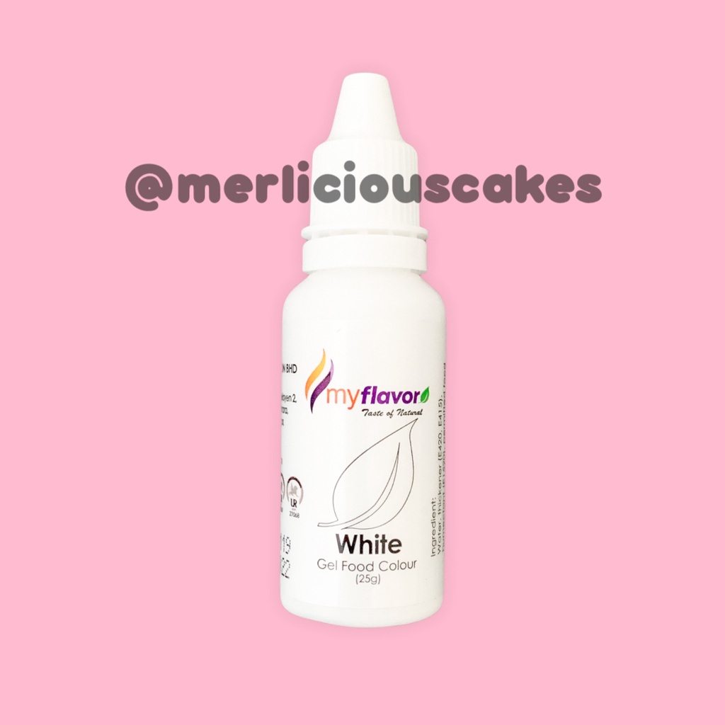 Jual White Gel My Flavor Food Color Food Colour Pewarna Makanan