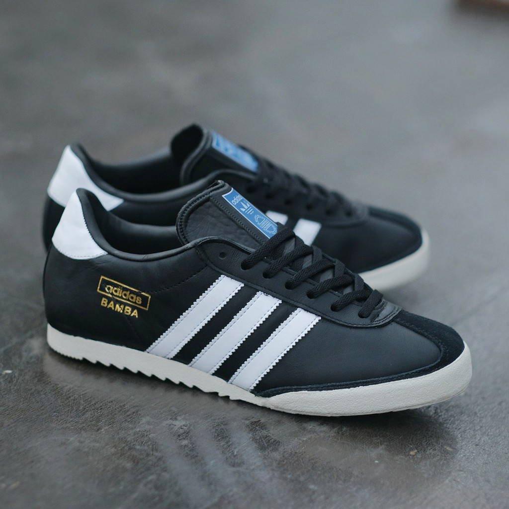 Adidas bamba hot sale black