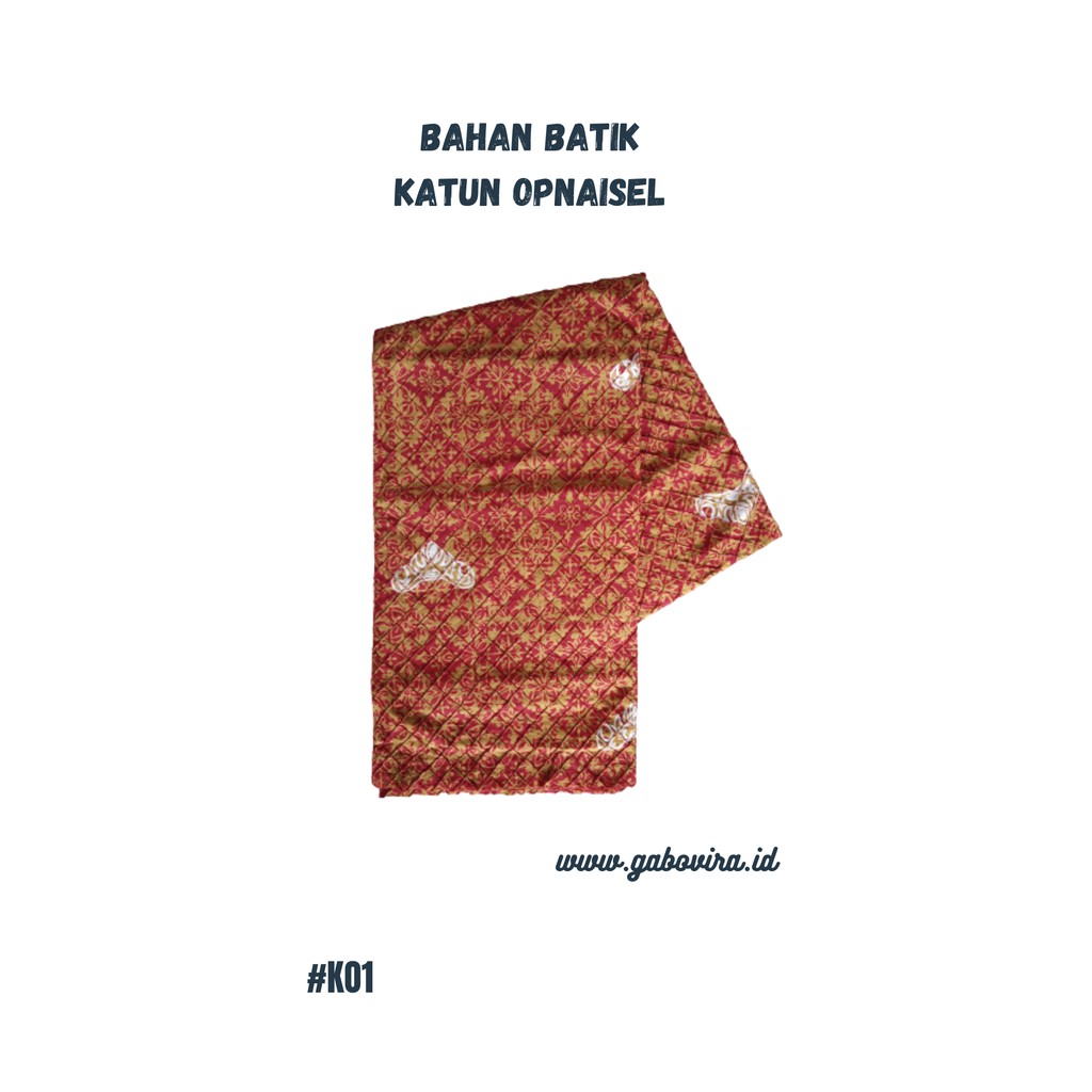 Jual Batik Gabovira Bahan Batik Khas Lampung Katun Opnaisel