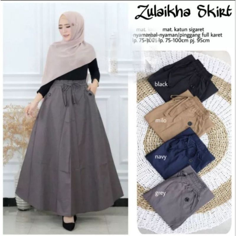 Jual ROK POLOS WANITA // ROK POLOS JUMBO BANGET // ROK POLOS BAHAN ...