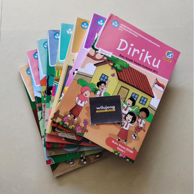 Jual Buku Siswa Dikbud SD MI Kelas 1 Tema 1,2,3,4,5,6,7,8 Revisi ...