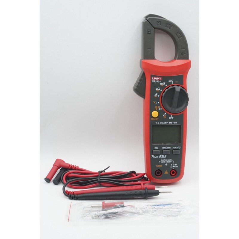 Jual Uni-T UT202+ UT 202 Plus Clamp Meter Multimeter Digital Clamp Tang ...