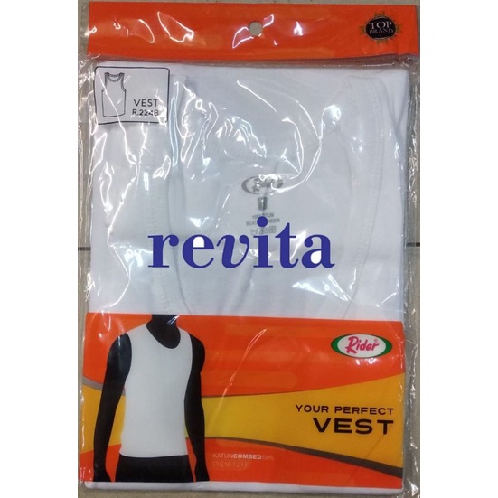 Jual (1pcs) SINGLET RIDER PUTIH POLOS/SINGET RIDER DEWASA/TANGTOP PRIA ...