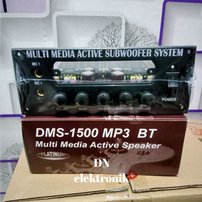 Jual Kit power amplifier speaker aktif plus MP3 bluetooth DMS 1500wat