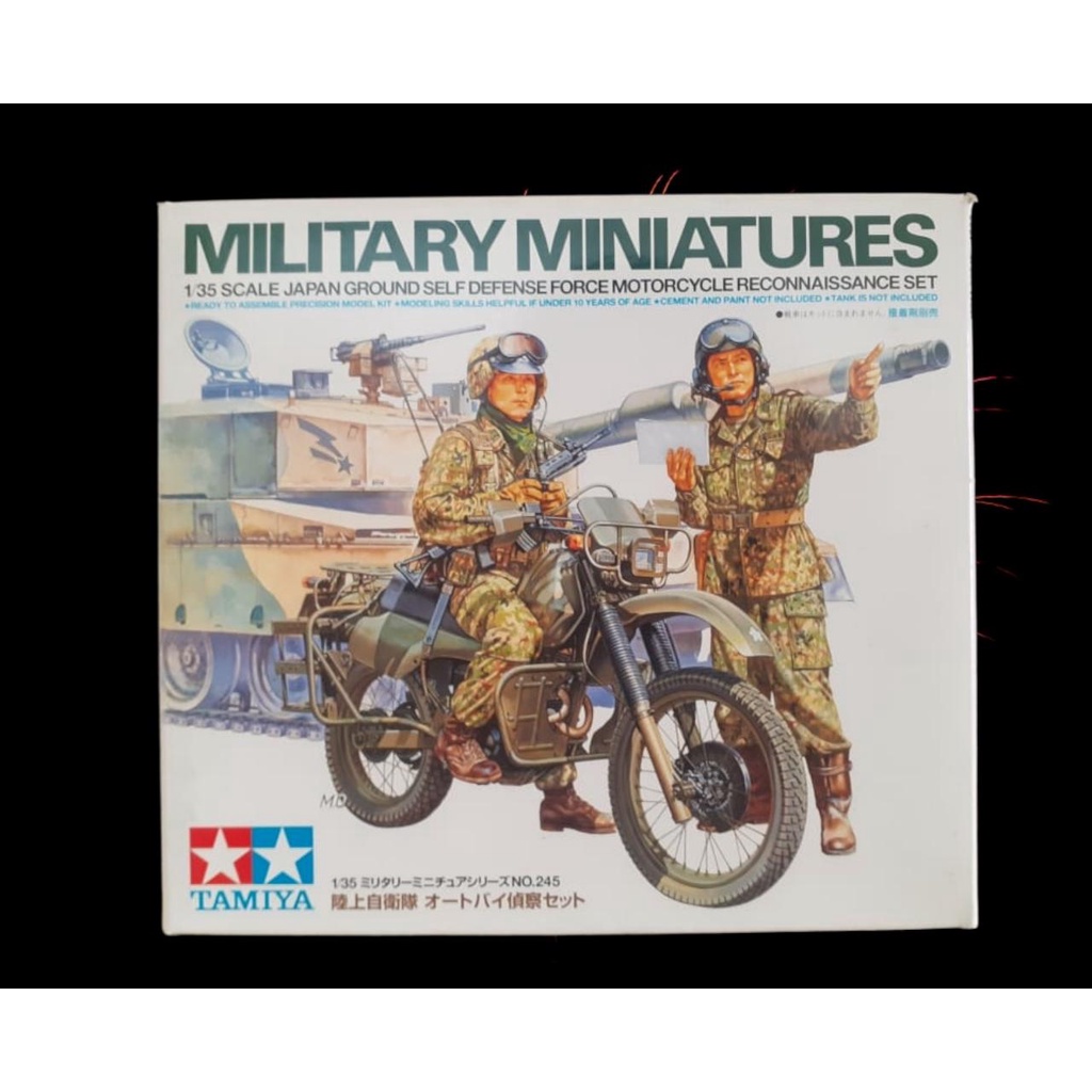 Jual Tamiya 35245 1/35 JGSDF Motorcycle Reconnaissance Set -Tamiya ...