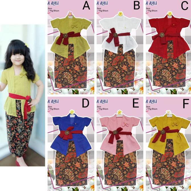 Jual Kebaya Anak | Kebaya Bali | Kebaya Anak Set Bali | KEBAYA IDA AYU