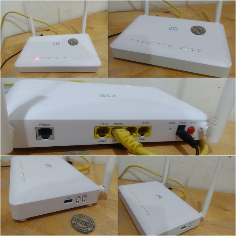 Jual Modem EPON GPON ONT ZTE ZXHN F670L F670 L F 670L DualBand Dual Band Wireless N Router