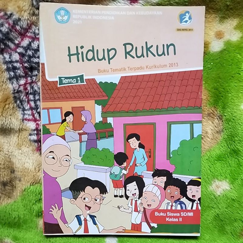 Jual ORIGINAL BUKU TEMATIK TERPADU HIDUP RUKUN TEMA 1 KELAS 2 SD ...