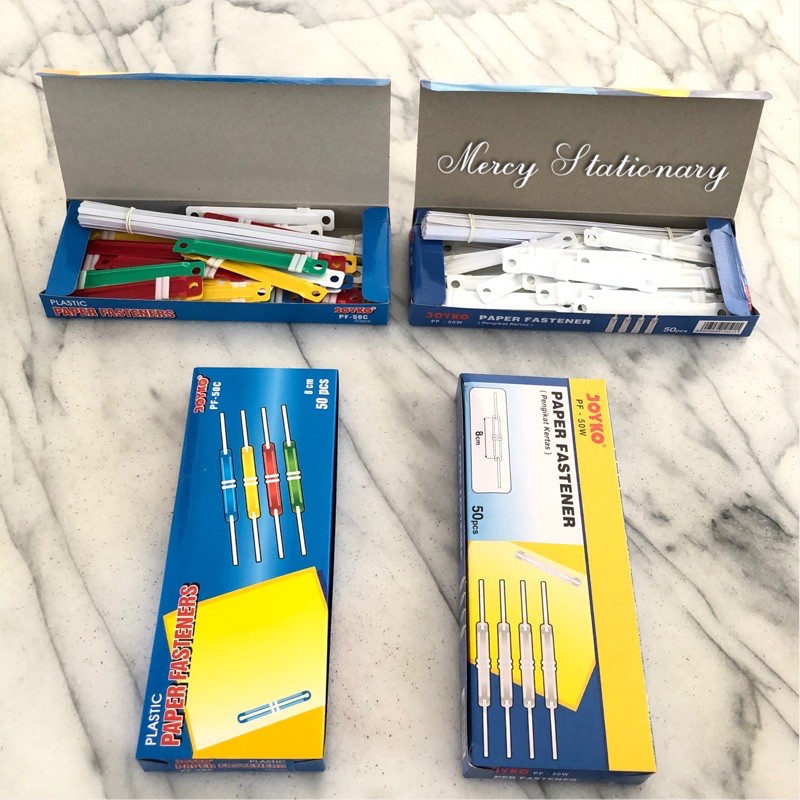 Jual Paper Fastener Acco Plastik 50 pc Shopee Indonesia