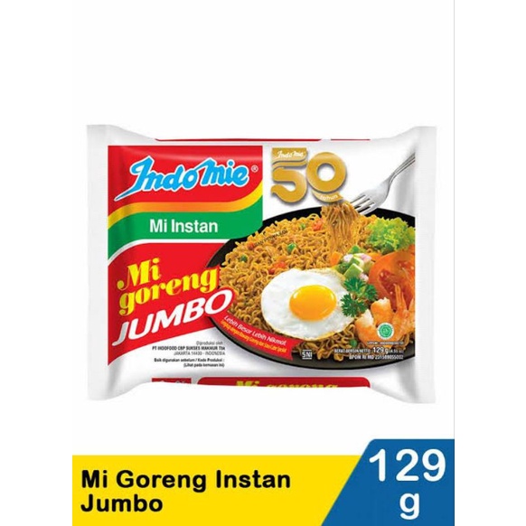 Jual Indomie Goreng Spesial Jumbo 129gr 5 Bungkus | Shopee Indonesia