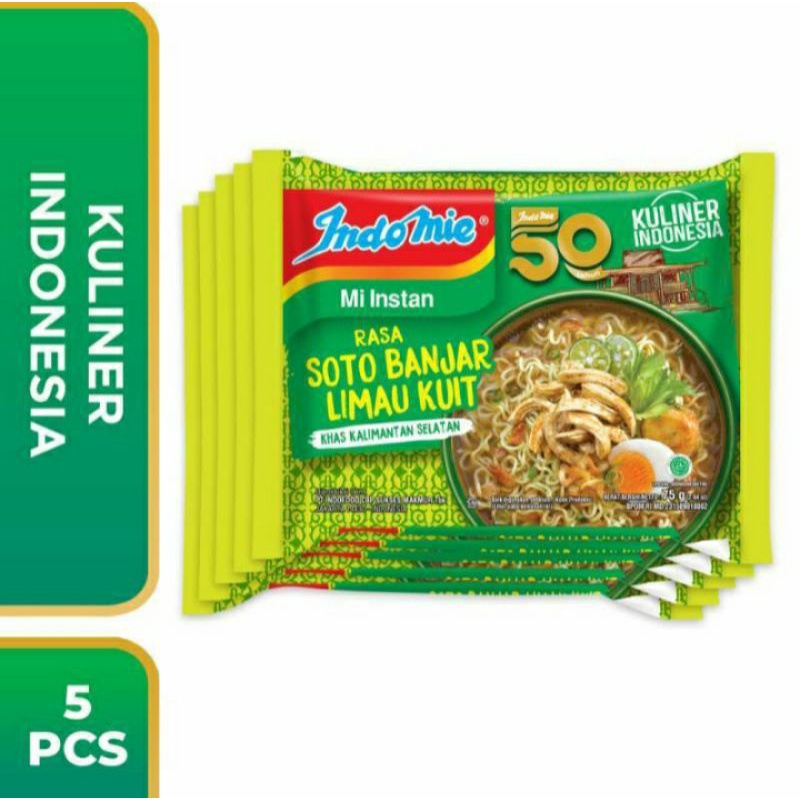 Jual Indomie Soto Banjar Limau Kuit 5 Bungkus | Shopee Indonesia