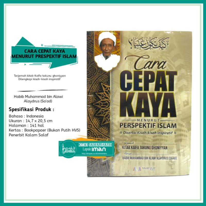 Jual Buku Cara Cepat Kaya Menurut Prespektif Islam Terjemah Kitab Kaifa ...