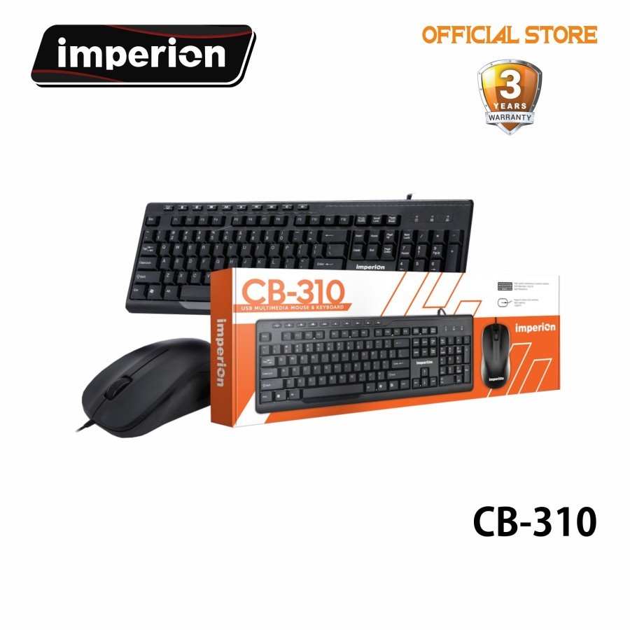 Jual IMPERION Keyboard mouse imperion combo wired usb cb-310 - imperion ...
