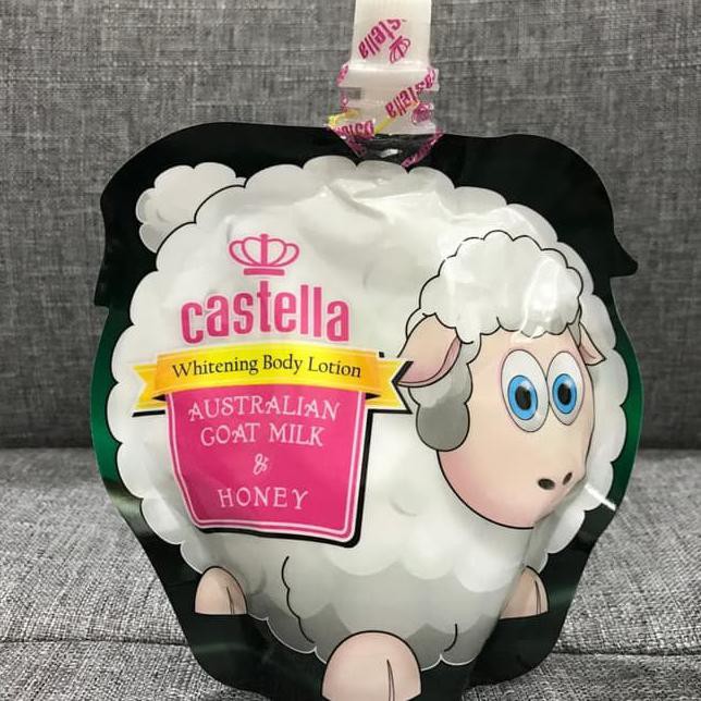 Jual Castella Whitening Body Lotion Australian Goat Milk & Honey