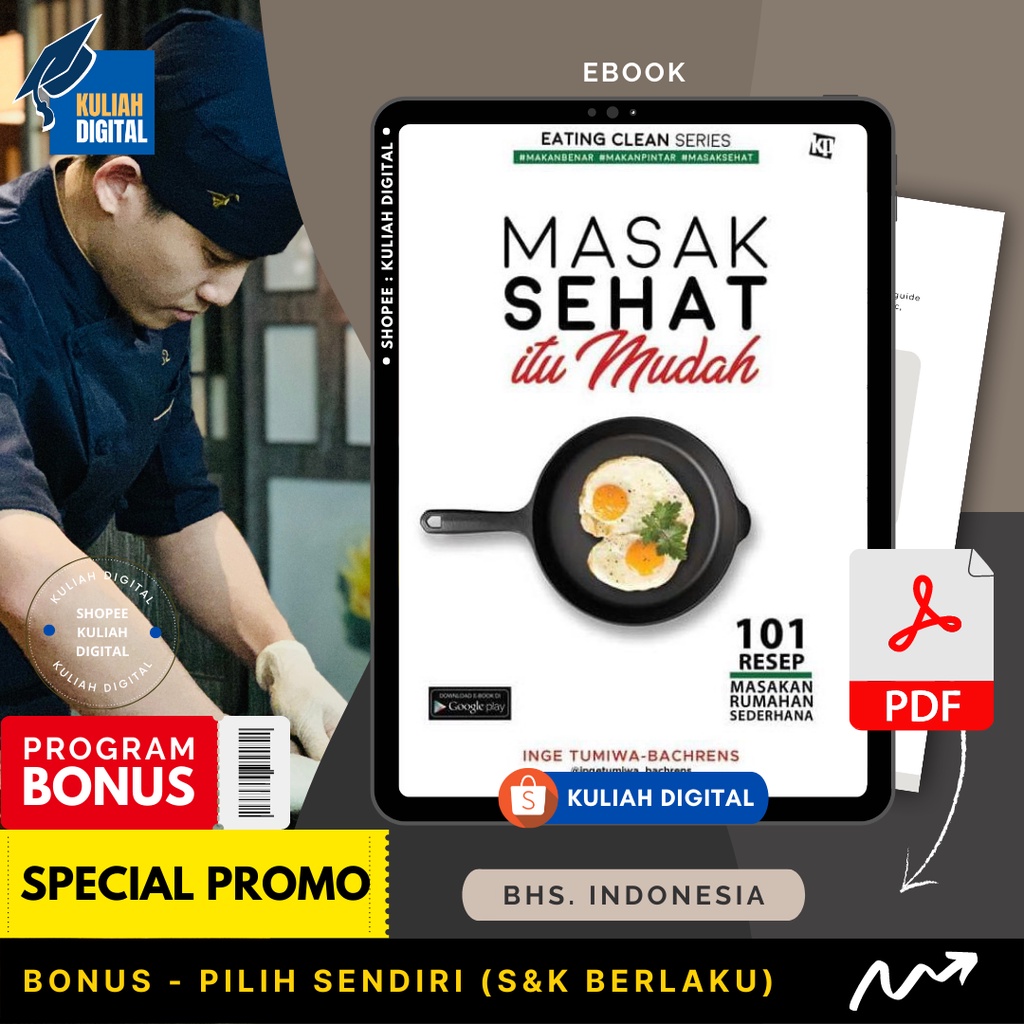 Jual Eating Clean Masak Sehat Itu Mudah 101 Resep Masakan Rumahan ...