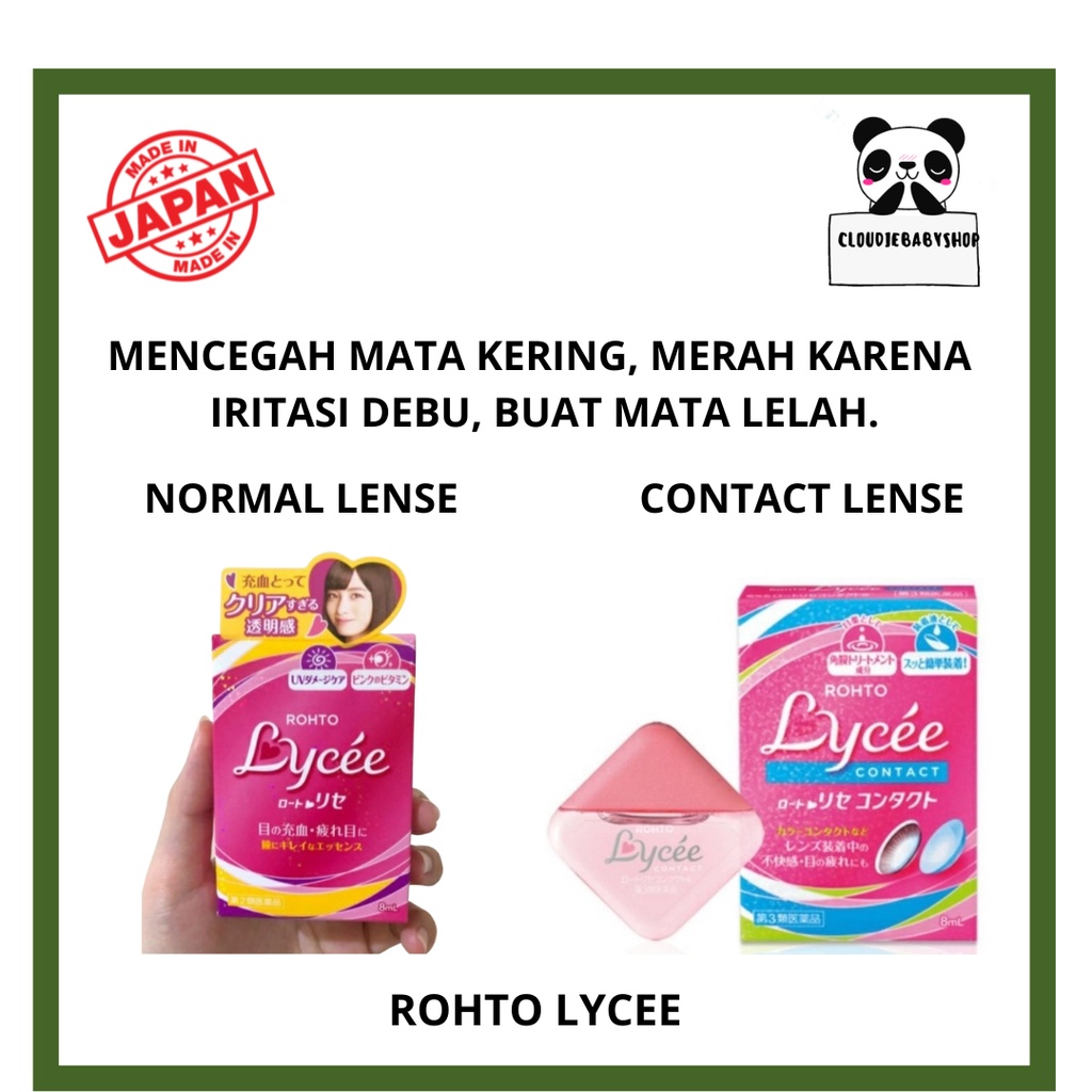 Jual Rohto Lychee Eyedrops Ml Shopee Indonesia