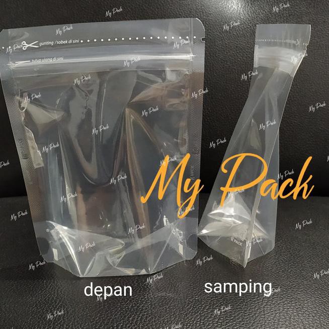 Jual T O Pouch Merk Kpack Transparan Drinkpack Zipper X Isi