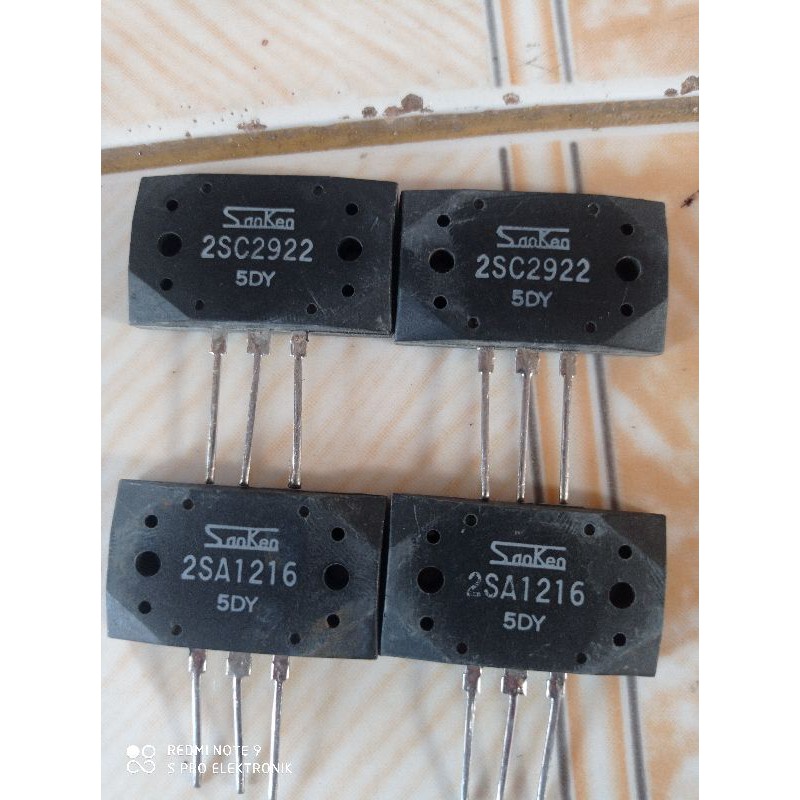 Transistor 2SC1402 Sanken - D'occasion, Retiré D'un équipement - Pour Ampli Audio, Réparation