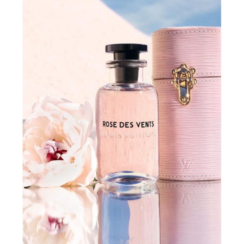 LOUIS VUITTON ROSE DES VENTS, parfum wanita yg paling best seller dari  brand luis vuitton, parfum ini memiliki aroma floral mawar yg soft…