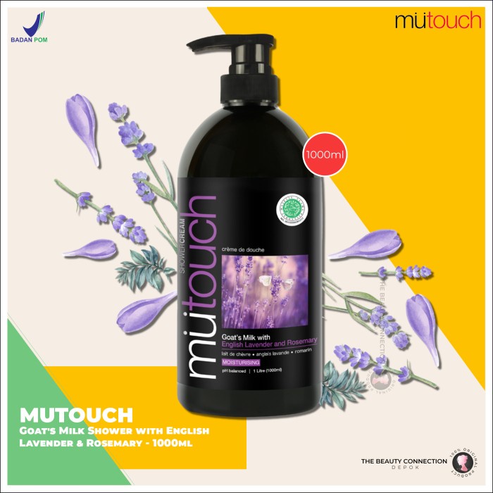 Jual MuTouch Goat's Milk Shower Cream English Lavender and Rosemary ...