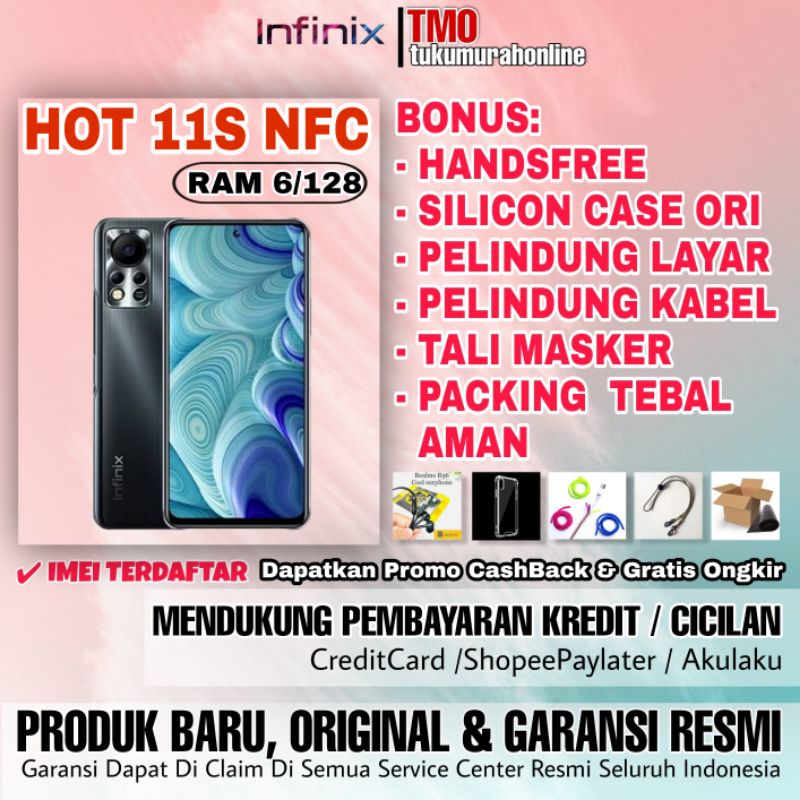 infinix hot 11s nfc shopee