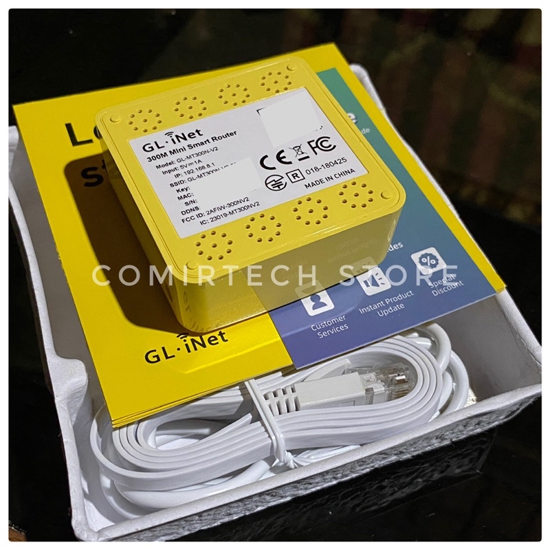 Jual GL.iNet Mango GL-MT300N-V2 GL inet GL MT300N V2 Mini Smart Router ...