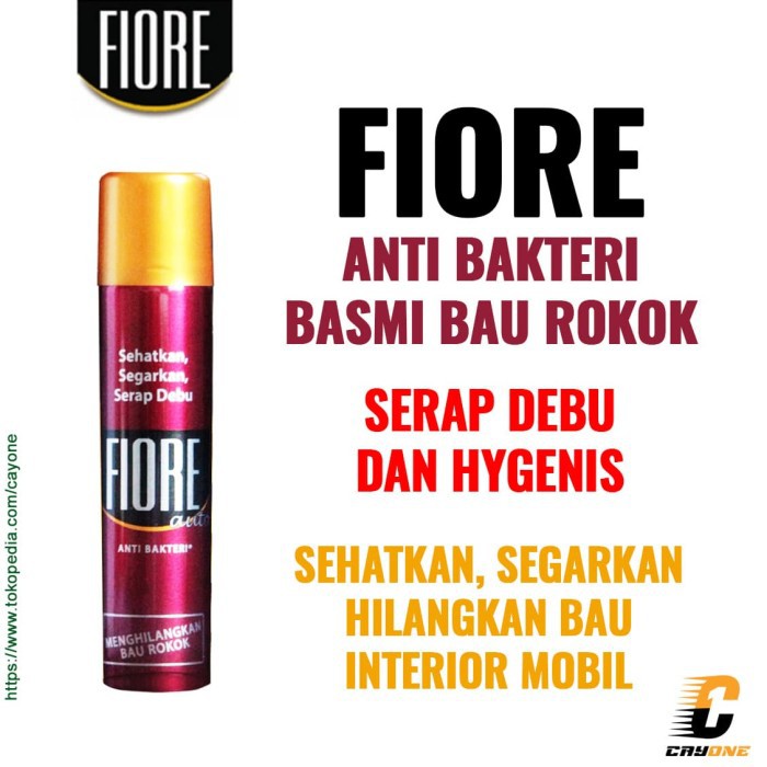Jual Orisinil FIORE AUTO Anti Bakteri - Basmi Bau Rokok dan Serap Debu ...