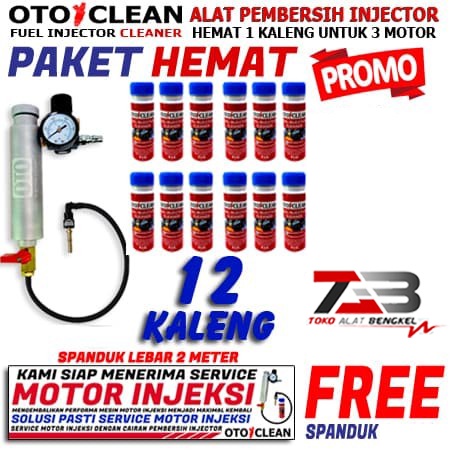 Jual Paket FIC Alat Pembersih Injektor Motor Injeksi Cleaner OTO CLEAN ...