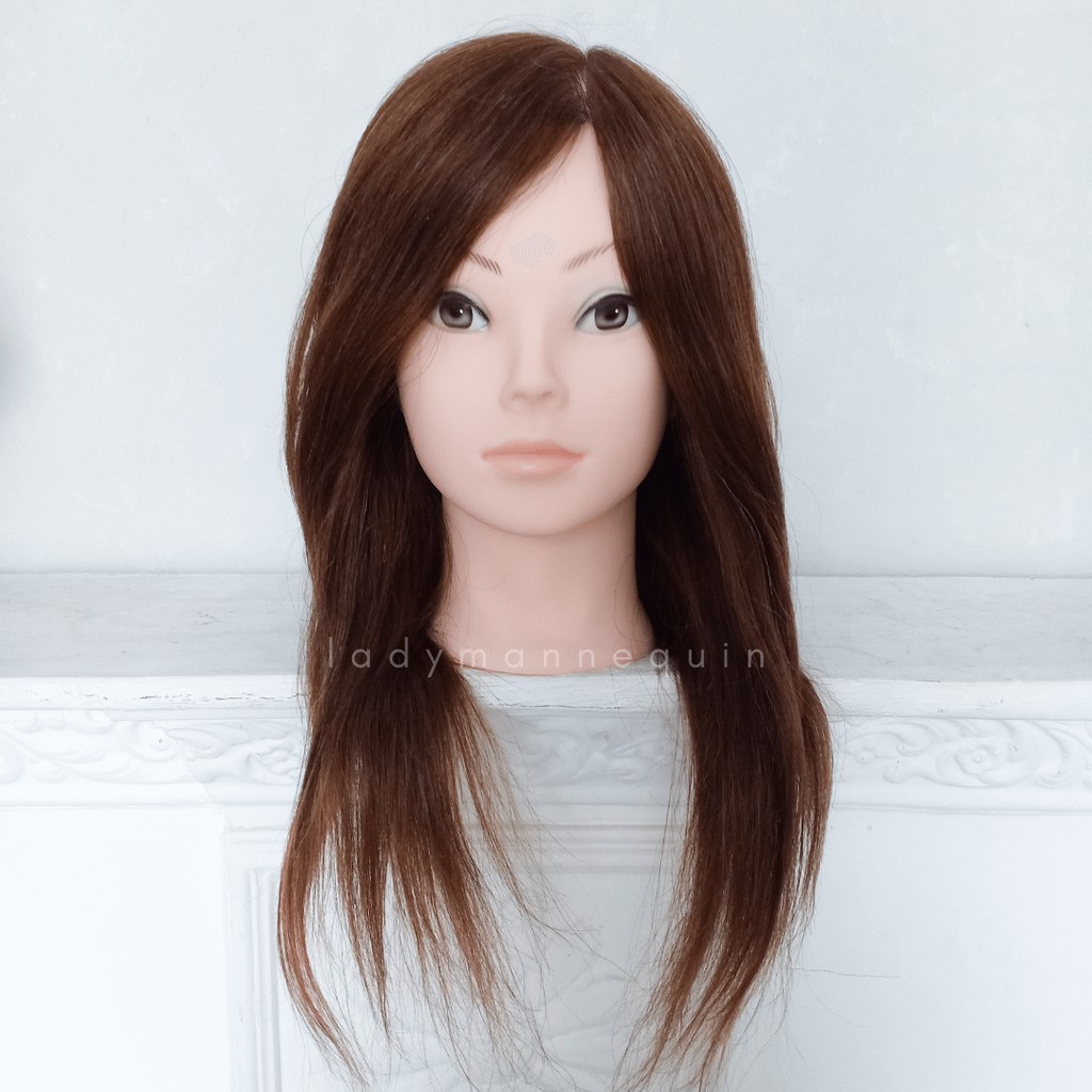 Jual LADY MANNEQUIN (ASHLEY) Manekin Rambut 100 Rambut Asli / Kepala Patung Rambut / Sanggul