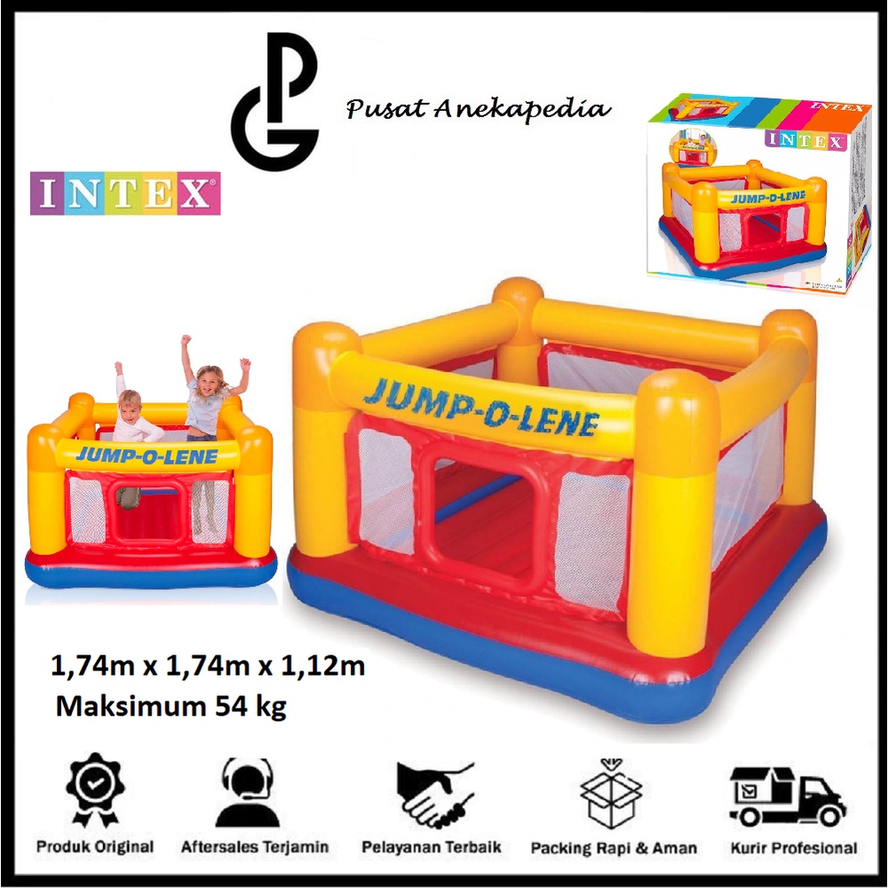Jual 48260 Intex Tempat Bermain Anak Inflatable JumpOLene Playhouse